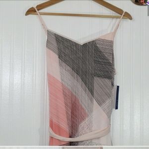Apt. 9 Handkerchief Dress Size Mesium Black/ Pink